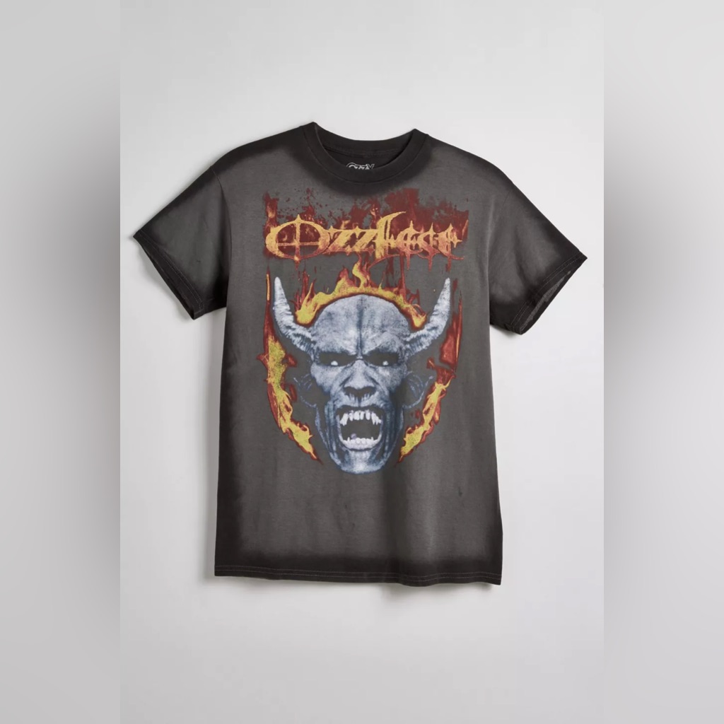 Urban Outfitters Ozzfest Ozzy Osbourne Washed Cotton Graphic Tee